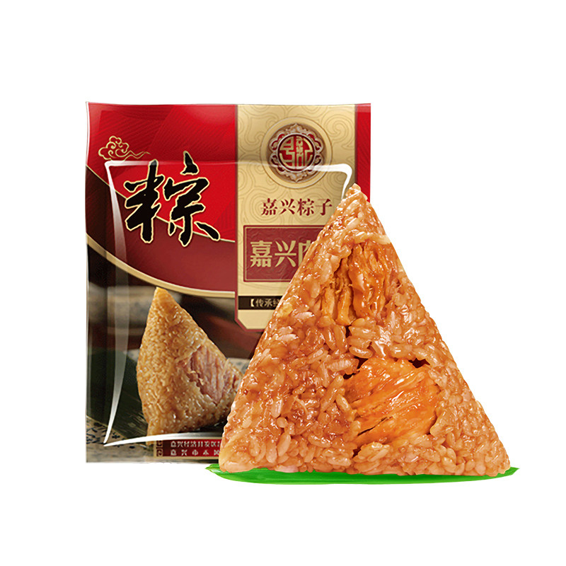昌记鲜肉粽子嘉兴特产早餐速食