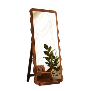 中古风全身镜家用客厅落地镜壁挂异形镜子高级感穿衣镜卧室试衣镜