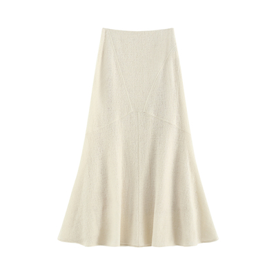 立体分割高腰显瘦鱼尾半裙