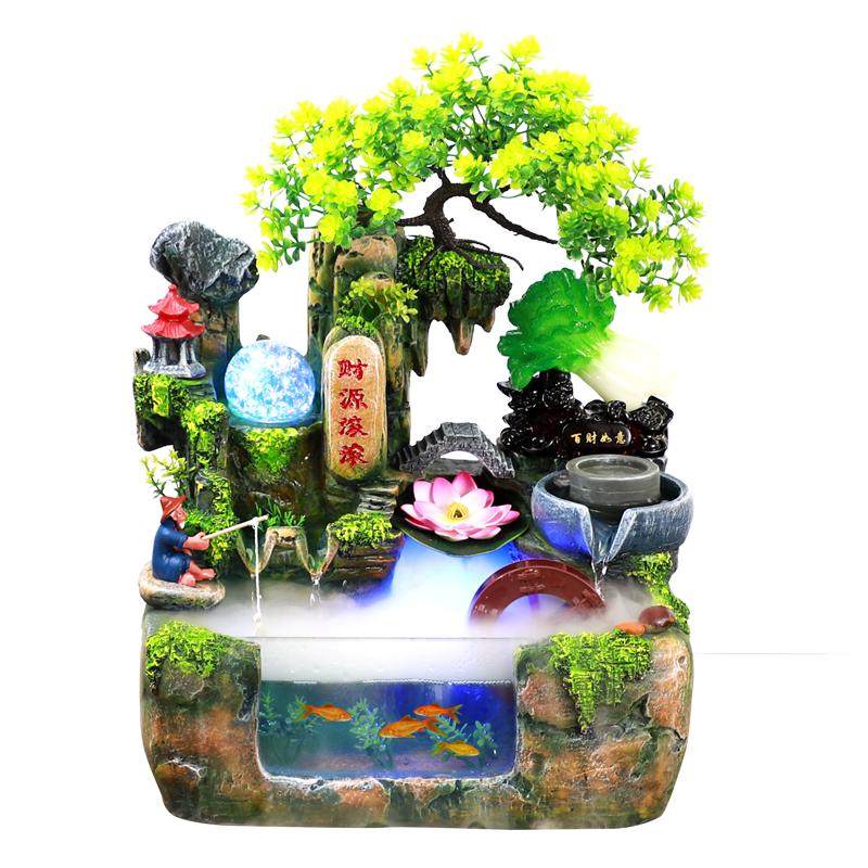 喷泉客厅假山流水室内