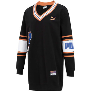 Puma/彪马官方春季新款女子运动休闲针织透气连衣裙677380-01