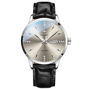 正品欧利时手表男士2025新款机械表全自动防水商务品牌男款腕表