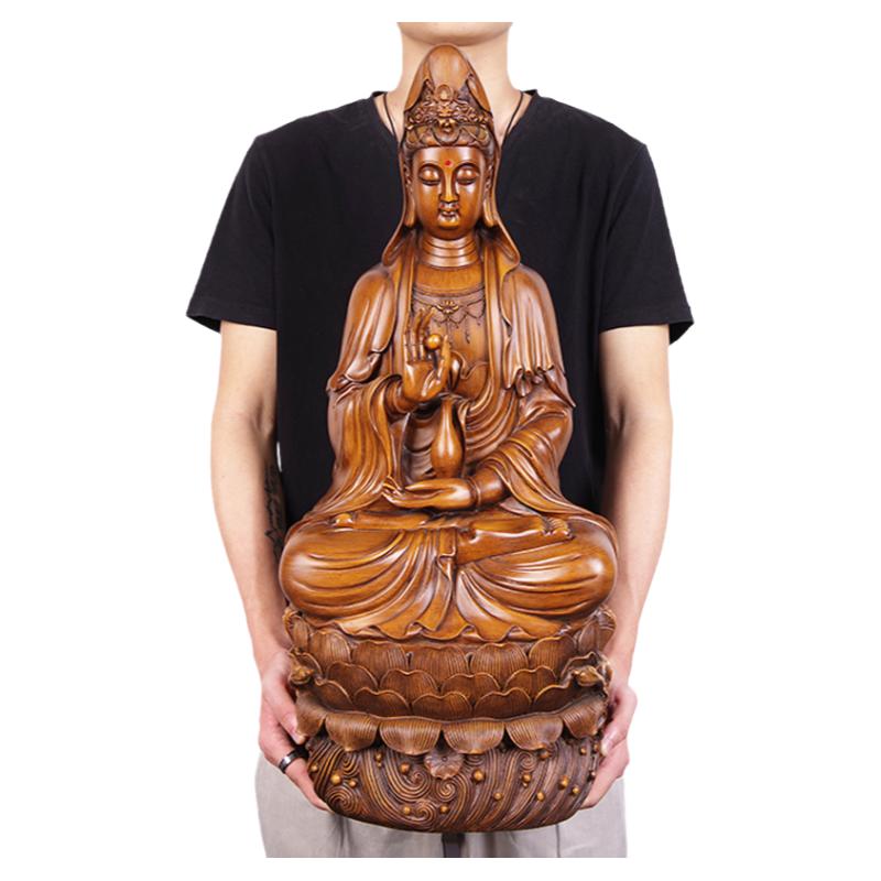 招财南海观音菩萨佛像居家供奉