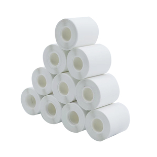 小卷芯便携式五防热敏合成纸防水防撕破耐低温四防不干胶标签纸