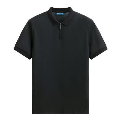 十如仕春夏棉桑蚕丝POLO衫短袖