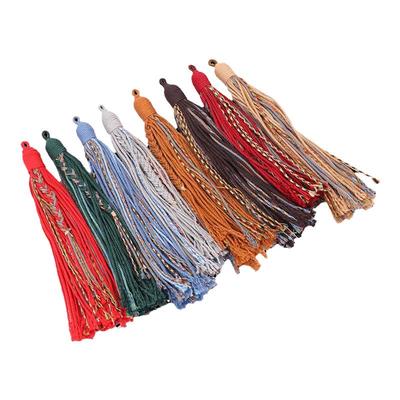 文玩流苏穗子藏式风编织挂绳吊穗