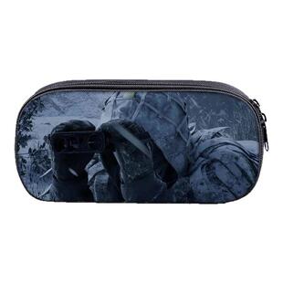 极境风雪帆布多层笔袋男生暗区突围文具盒小学生文具袋幼儿园铅笔袋男孩狙击战周边蝮蛇费雷德大容量拉链笔盒