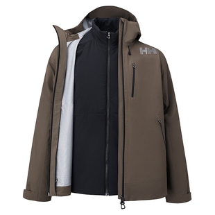 HELLY HANSEN/HH 25新户外专业防风防水透湿金标p棉三合一冲锋衣