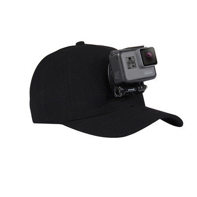 MAXCAM gopro hero7/6/5/小蚁4K运动相机帽子大疆灵眸帽头带戴