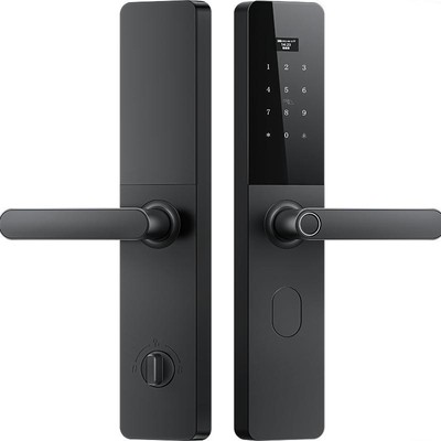 幻侣半自动指纹锁家用防盗门电子密码锁全自动智能门锁入户大门锁