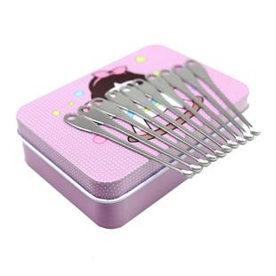 老式挖耳勺不锈钢耳勺洁耳器发光家用成人儿童掏耳勺薄边圆头包邮