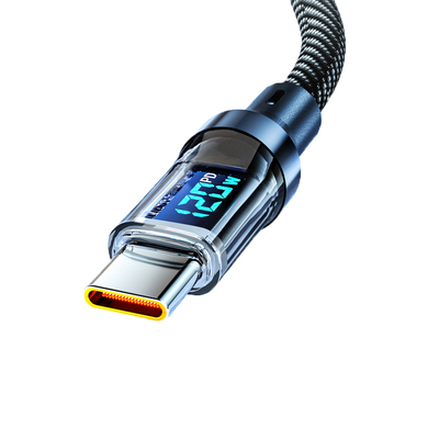 120W智能数显快充数据线