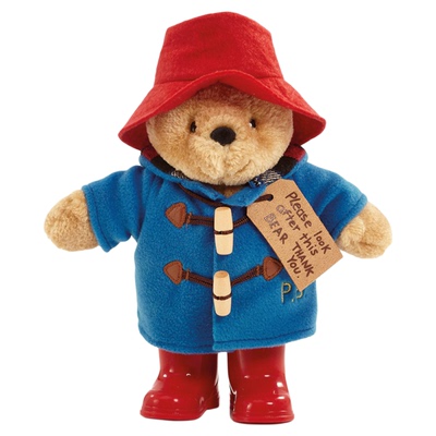 帕丁顿熊毛绒玩具公仔玩偶围巾