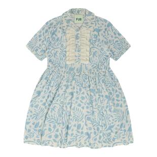 Little现货 丹麦FUB SS26春夏女童有机棉针织短袖连衣裙吊带裙