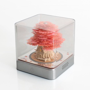 2026全景香薰幸运树屋灯光3D立体纸雕日历便签纸手撕台历可定制