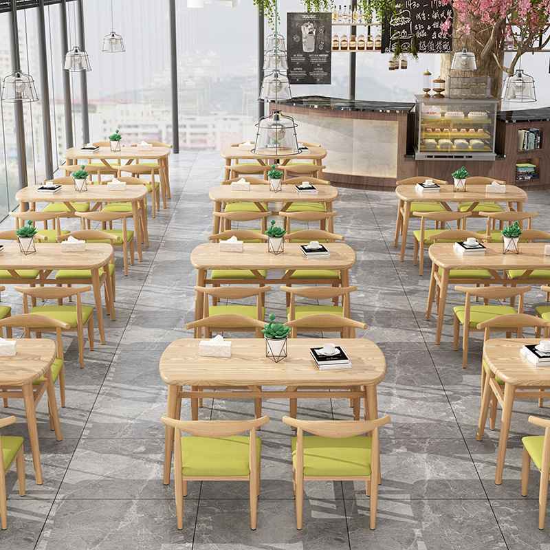 饭店桌椅组合面馆桌椅饭店餐桌餐馆桌椅快餐店桌椅商用大排档桌子
