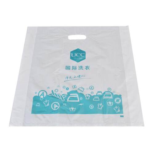 干洗店手提袋大小号UCC洗衣平口四指取衣塑料袋防尘袋包装卷包邮