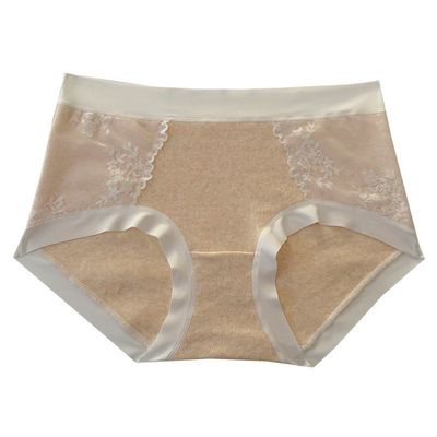 法式纯欲蕾丝全棉抑菌裆少女内裤