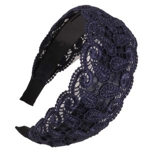 新款宽边蕾丝遮白发发箍头饰气质发卡时尚网红碎发头箍发带