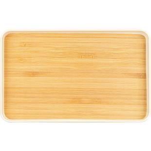 摩登主妇仿木纹托盘长方形茶托盘高级感家用客厅茶杯水杯早餐盘子