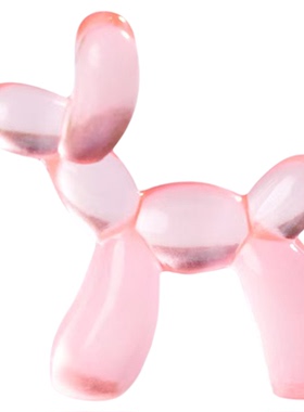 创意夜光气球小狗迷你装饰摆件