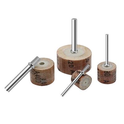 3MM/6MM杆活柄百叶磨头砂纸抛光