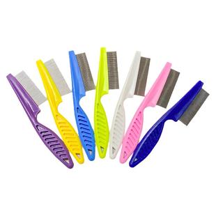 猫狗狗面梳嘴毛梳宠物排梳密齿迷你小梳子猫咪密梳虱子狗跳蚤钢梳