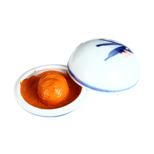 【金石印坊】耘萍石泉朱膘印泥黄朱砂印泥漂净朱膘篆刻书画印泥