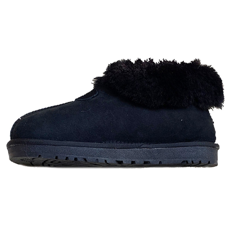澳洲羊皮毛一体防滑短筒雪地靴居家包头保暖加厚拖鞋2025冬季新品