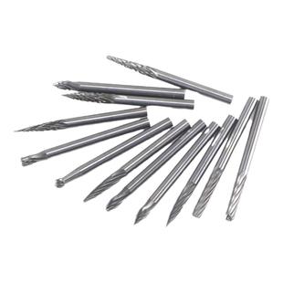 钨钢修边针模型手办打磨工具铣刀旋转锉修边枪钻头硬质合金磨头