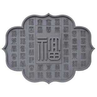 唐语百福图异形老青砖古建砖雕仿古中式照壁四合院浮雕装饰挂件图