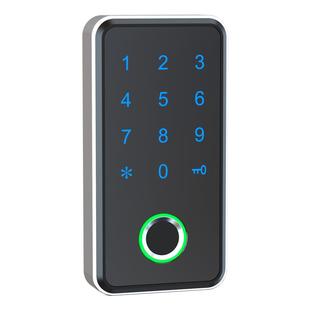 指纹抽屉锁柜子门密码锁智能鞋柜办公室储物铁皮信箱文件柜锁家用