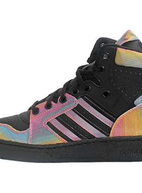 Adidas/阿迪达斯正品女士圆头系带减震耐磨高帮板鞋S81607
