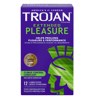 美国特洛伊TrojanExtended pleasure男用持久装安全套久战避孕套