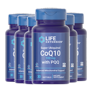 【自营】【6瓶】沿寿辅酶素q10备孕线粒体pqq还原型美国原装进口