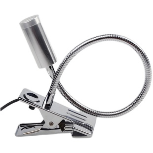 LED小型工作灯夹式底座玉石雕刻聚光台灯微型机械软轴多变照明灯