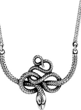 海盗船银饰项链男士潮牌复古风格