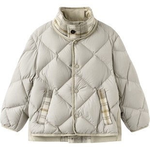 【premium】巴拉巴拉儿童羽绒服男童中长款加厚鹅绒外套大童冬装
