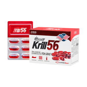 KRILL56高纯度磷虾油进口南极56%磷脂omega3中老年人鱼油胶囊30天
