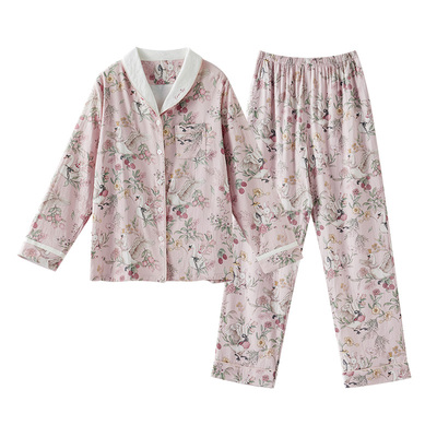emxee's女士弹力丝麻棉家居服