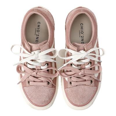Chio2nd真皮粉色休闲鞋