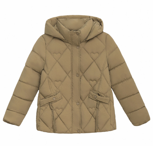 啄木鸟棉衣女款爆款2024新款中年妈妈冬装时尚小棉袄短款棉服外套