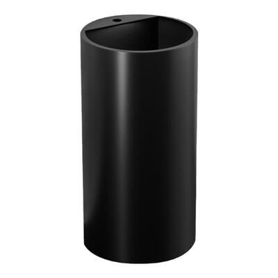 酒店卫生间厕所不锈钢立柱盆金色