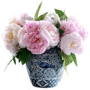 清汤卧果 短枝芍药花束假花仿真花摆设客厅茶几餐桌装饰插花摆件