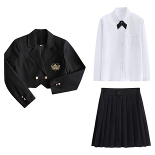 韩版学院风高中生班服套装初中生英伦西装秋季运动会合唱演出校服