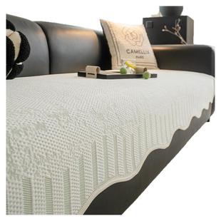 冬季加厚高级感四季通用皮沙发垫子2026新款冬天用盖布防滑坐垫布