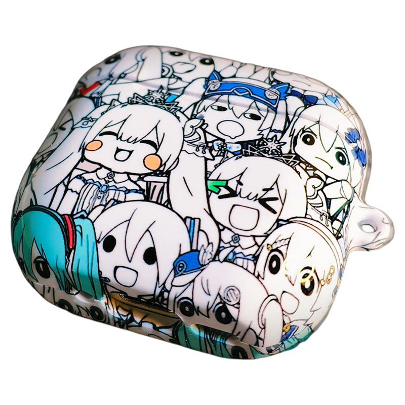 【钢琴烤漆】动漫适用Airpods pro3保护套airpods 5二次元壳airpods5苹果耳机壳airpod4三代