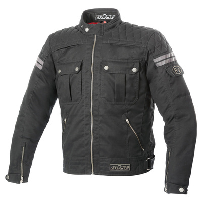 德国Buse Blackpool摩托车骑行服机车外套舒适时尚柔软纺织夹克黑