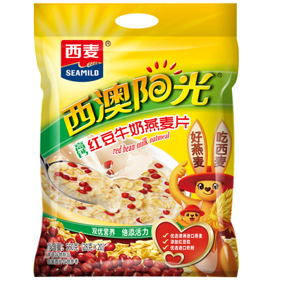 西澳阳光红豆燕麦片20包甜味