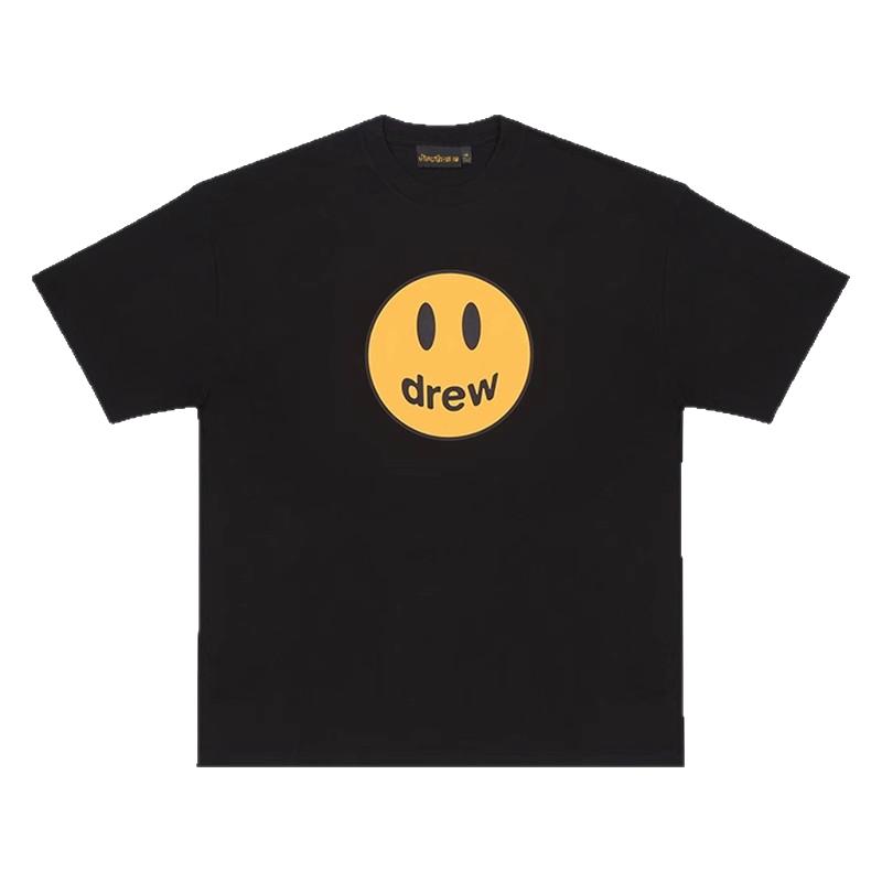 正品drewhouse黑色笑脸T恤